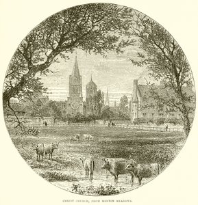 Christ Church, from Merton Meadows by English School