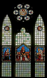 Christ Blessing Children by English School