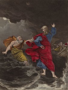 Christ Walking on Water by English School