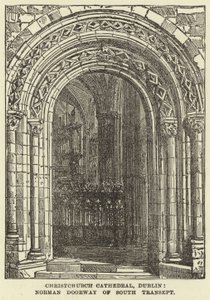 Christchurch Cathedral, Dublin, Norman Doorway of South Transept