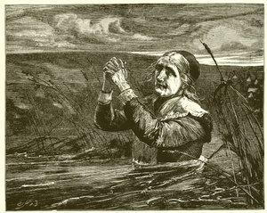 Christiana Passes Over the River to the Celestial City by English School