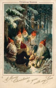 Christmas Gnomes by English School