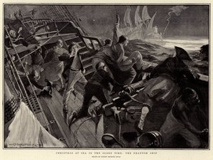 Christmas at Sea in the Olden Time, the Phantom Ship by English School