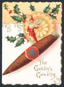 Christmas card - The Goblins Greeting by English School