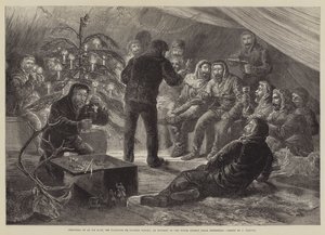 Christmas on an Ice Floe by English School