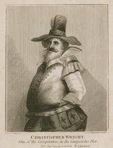 Christopher Wright, One of the Conspirators in the Gunpowder Plot by English School