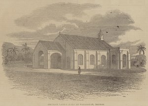 Church lately built at Vizianagram, Madras by English School