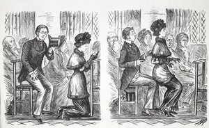 Church Manners, Illustration from Punch
