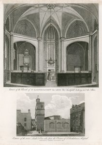 Church of St Bartholomew the Less, West Smithfield by English School
