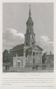 Church of St Leonard, Shoreditch by English School