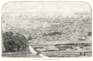 City and Harbour of Kobe, Japan