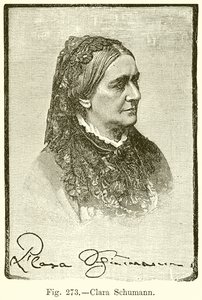 Clara Schumann by English School