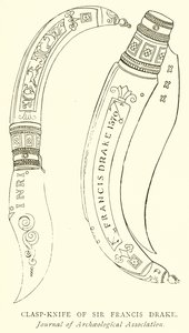Clasp-Knife of Sir Francis Drake by English School