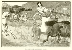 Clisthenes at the Olympic Games by English School