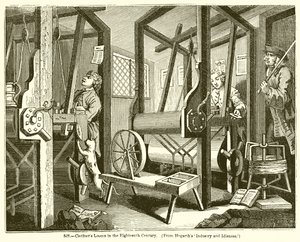 Clothiers Looms in the Eighteenth Century