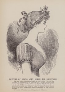 Hairstyle of Young Lady under the Directoire