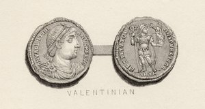Coin from the time of Valentinian