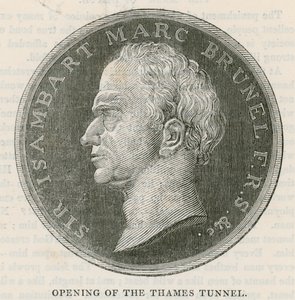 Coin Issued at the Time of the Opening of the Thames Tunnel