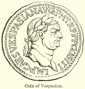 Coin of Vespasian by English School