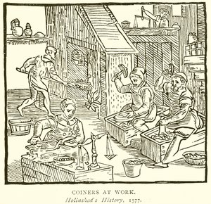 Coiners at Work by English School