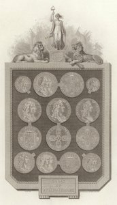 Coins of William and Mary by English School