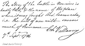Colonel Charles Vallancey by English School