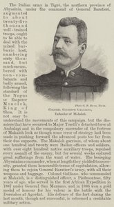 Colonel Giuseppe Galliano, Defender of Makaleh by English School