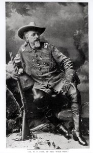 Colonel William Frederick Cody, also known as Buffalo Bill, 1903 by English School