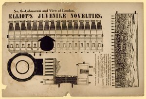 Colosseum and View of London by English School