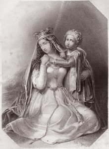 Constance of Brittany, widow of Geoffrey Plantagenet - 