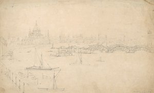 Construction of Waterloo Bridge, London