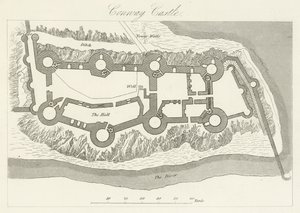 Conway Castle by English School