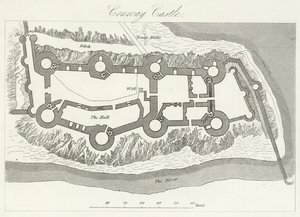 Conway Castle by English School