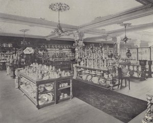 Corner in the China Showrooms, Harrods by English School