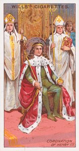 Coronation of Henry III by English School