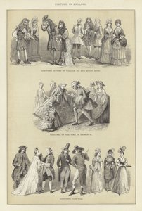 Costume in England by English School