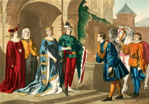 Costumes 1380 by English School