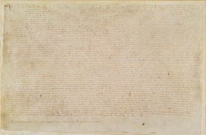 Magna Carta by English School