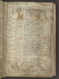 Calendar page for May: Shepherds and flock