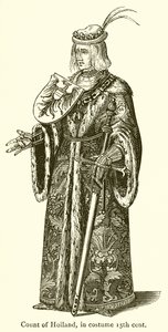 Count of Holland, in Costume 15th Century by English School