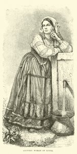 Country woman of Lucca by English School