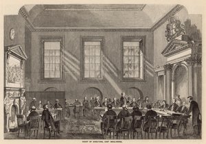 Court of Directors, East India House by English School