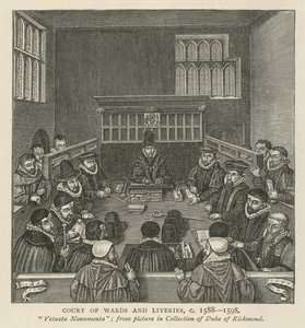 Court of Wards and Liveries, Circa 1588-1589 by English School