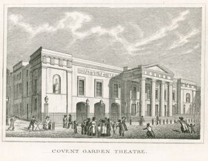 Covent Garden Theatre, London by English School