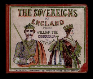 Cover Illustration for The Sovereigns of England (coloured engraving)