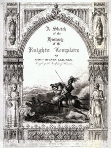 Cover of A Sketch of the History of the Knights Templars, by James Burnes