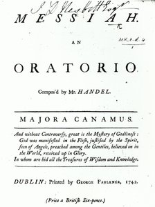 Cover of Sheet Music for Handel