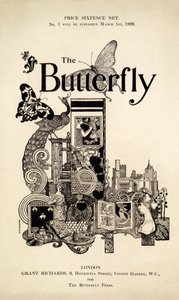 Cover of The Butterfly Magazine, published March 1 1899