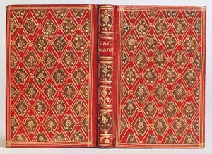 Cover of a book, possibly Cato Major de Senectute by Cicero by English School