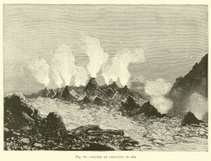 Crater of Vesuvius in 1834